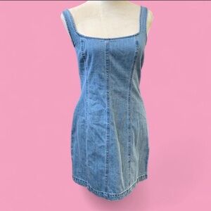 Show Me Your MuMu Light denim dress